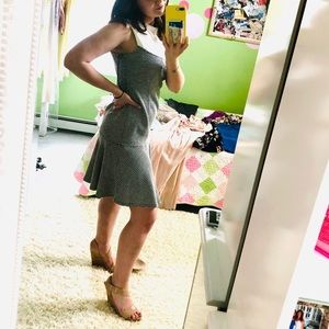 Muse black and white dress